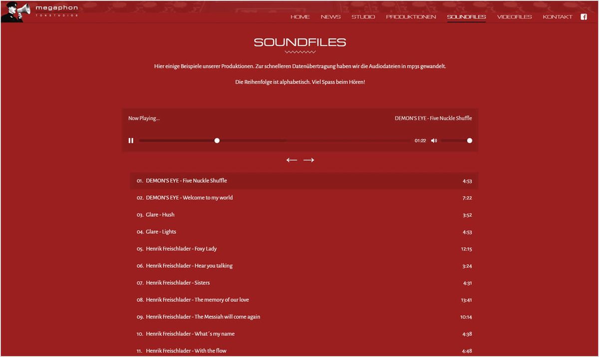Ansicht - Soundfiles